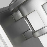Newport Coastal Wall Lantern in Painted Brushed Steel