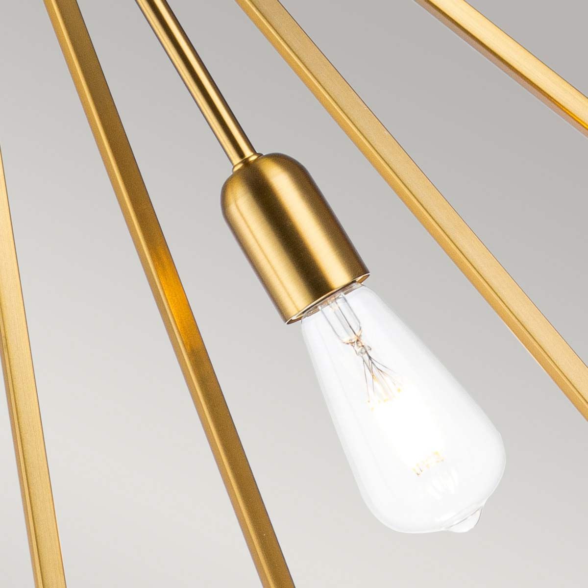 Nico Geometric Brass Pendant Light