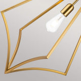 Nico Geometric Brass Pendant Light