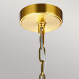 Nico Medium Pendant in Elegant Burnished Brass