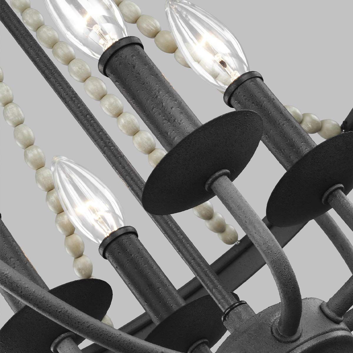 Driftwood Elegance 4-Light Chandelier
