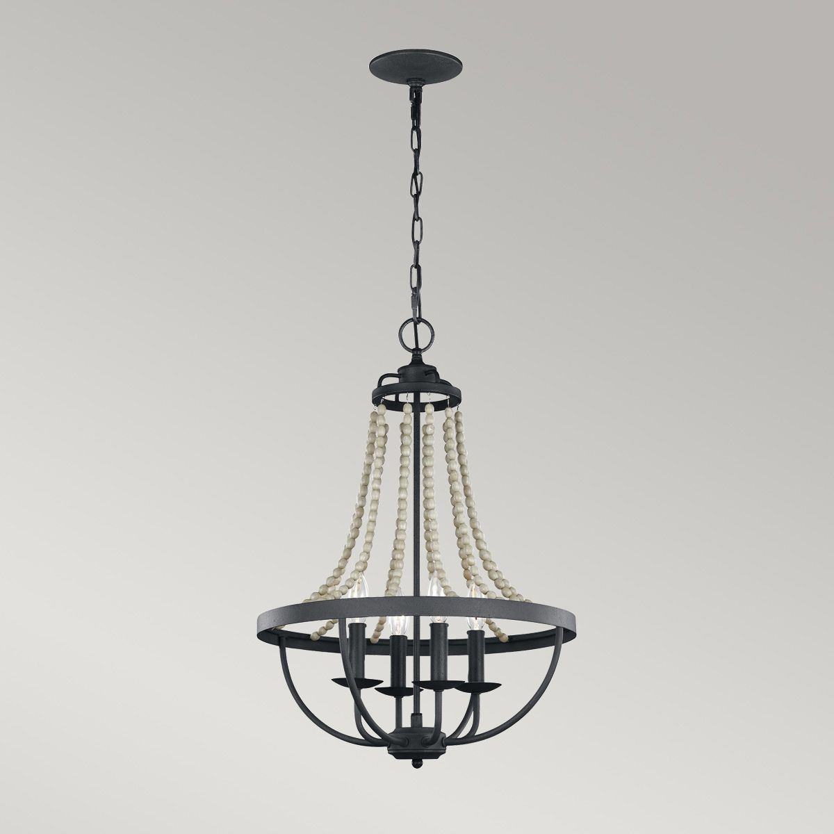 Driftwood Elegance 4-Light Chandelier