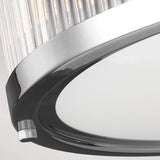 Paulson Elegance: Modern 3-Light Flush Mount in Polished Chrome
