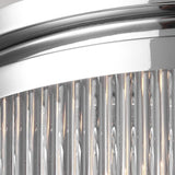 Paulson Elegance: Modern 3-Light Flush Mount in Polished Chrome