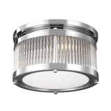 Paulson Dual Light Chrome Flush Mount Fixture