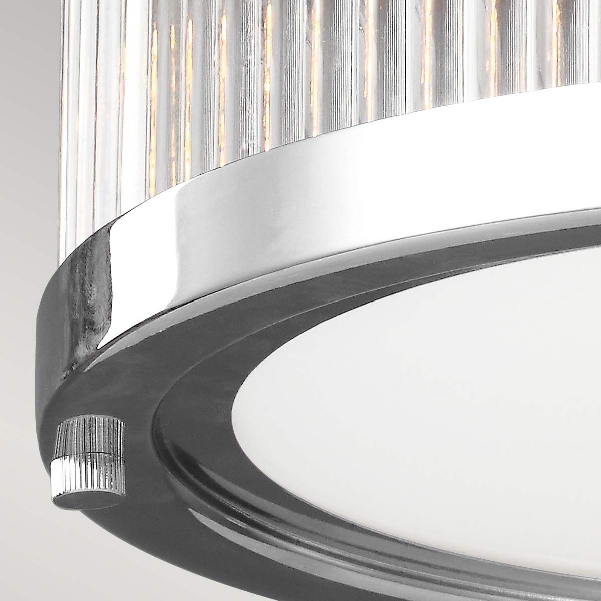 Paulson Dual Light Chrome Flush Mount Fixture