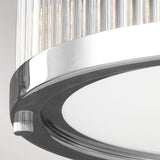 Paulson Dual Light Chrome Flush Mount Fixture