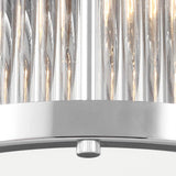 Paulson Dual Light Chrome Flush Mount Fixture