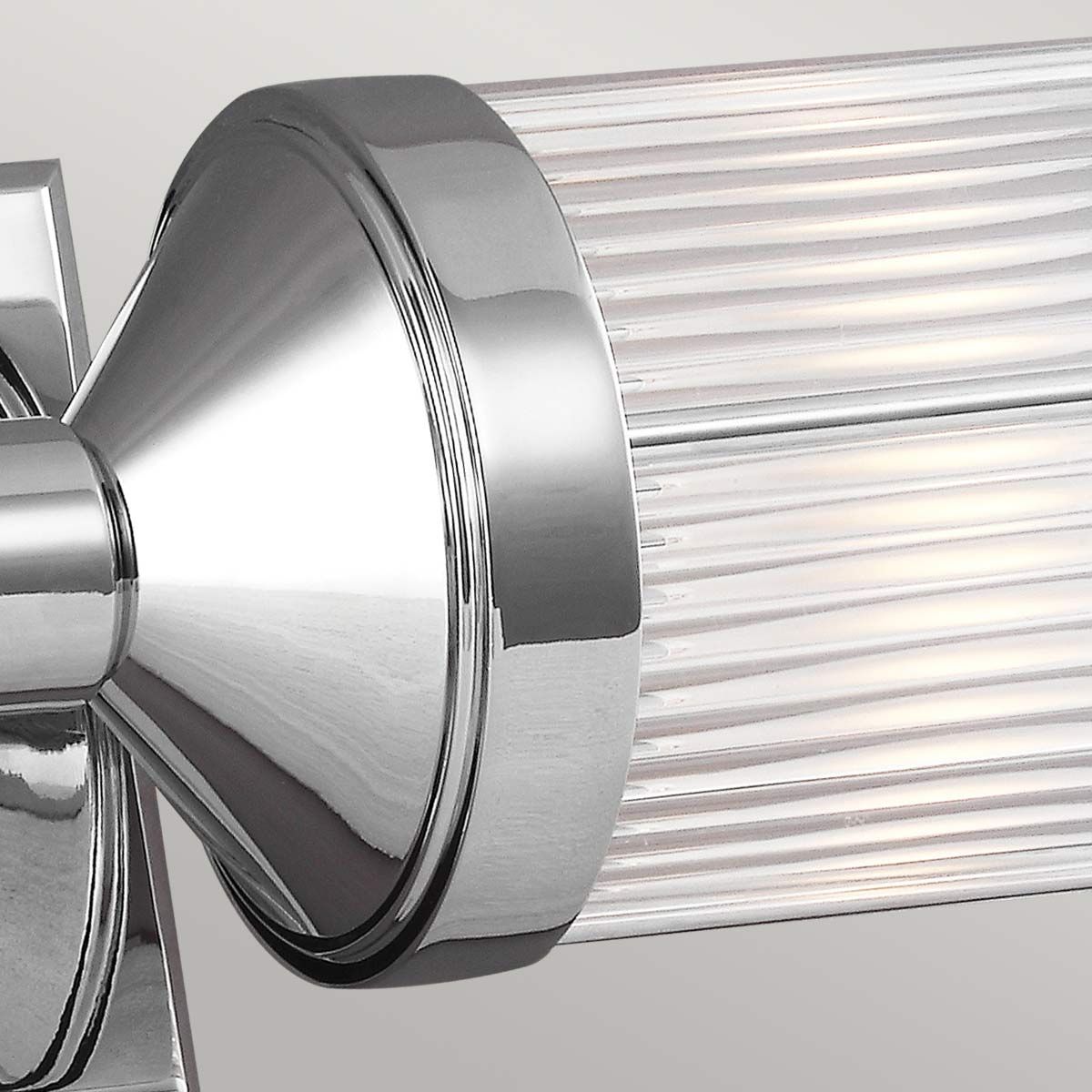 Paulson Dual-Light Wall Fixture - Polished Chrome