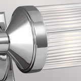 Paulson Dual-Light Wall Fixture - Polished Chrome