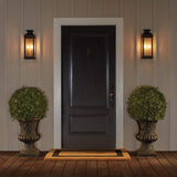 Vintage Pediment Medium Wall Lantern in Dark Aged Copper