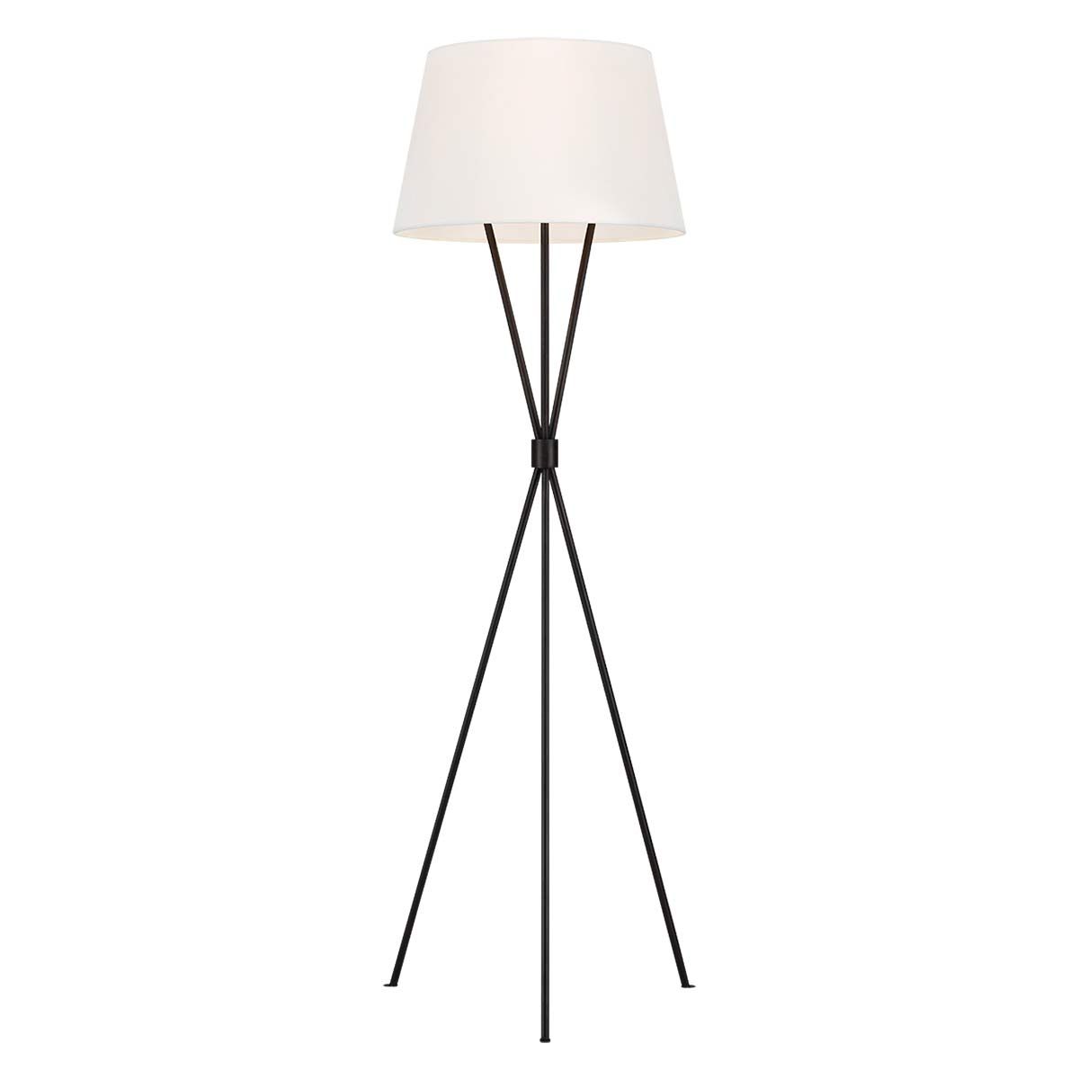 Penny Elegant Tripod Floor Lamp - Aged Iron Finish