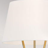 Timeless Elegance: Penny Single-Light Burnished Brass Floor Lamp