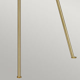 Timeless Elegance: Penny Single-Light Burnished Brass Floor Lamp