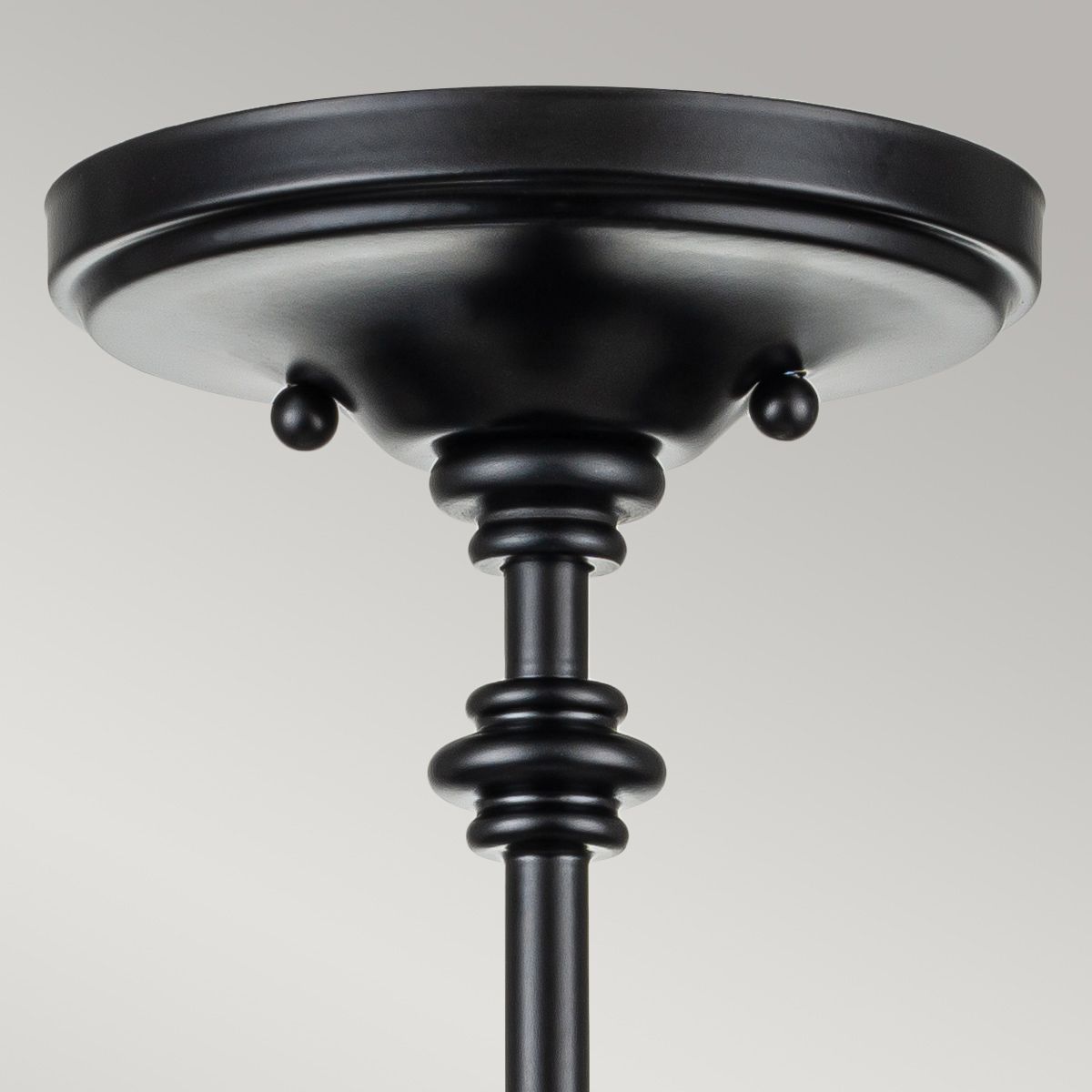 Pickering Lane 3lt Semi-Flush - Black Black