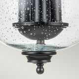 Pickering Lane 3lt Semi-Flush - Black Black