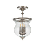 Pickering Lane 3lt Semi-Flush - Polished Nickel Polished Nickel