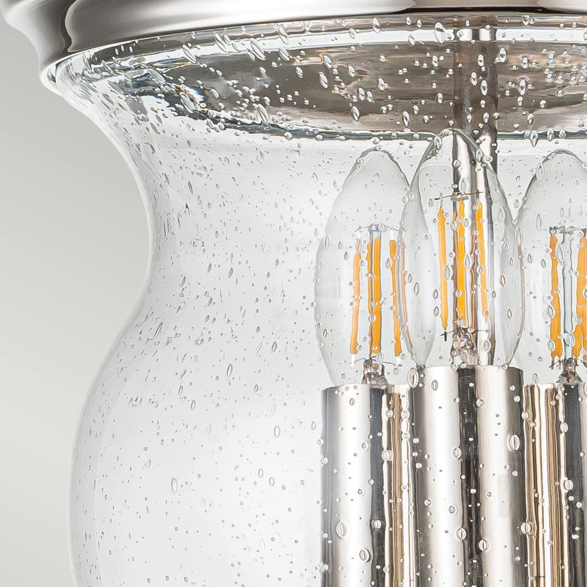 Pickering Lane 3lt Semi-Flush - Polished Nickel Polished Nickel