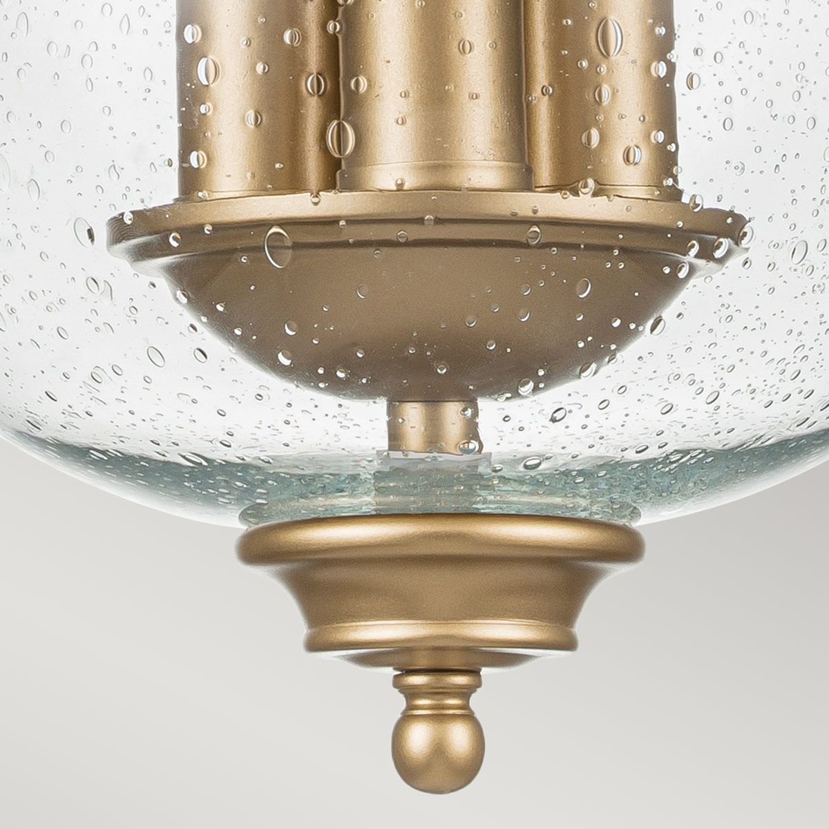 Pickering Lane 3lt Semi-Flush - Painted Natural Brass Painted Natural Brass