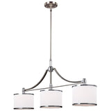 Prospect Park Modern Elegance 3-Light Satin Nickel Chandelier