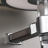 Prospect Park Modern Glam Wall Sconce with Satin Nickel and Chrome Finish