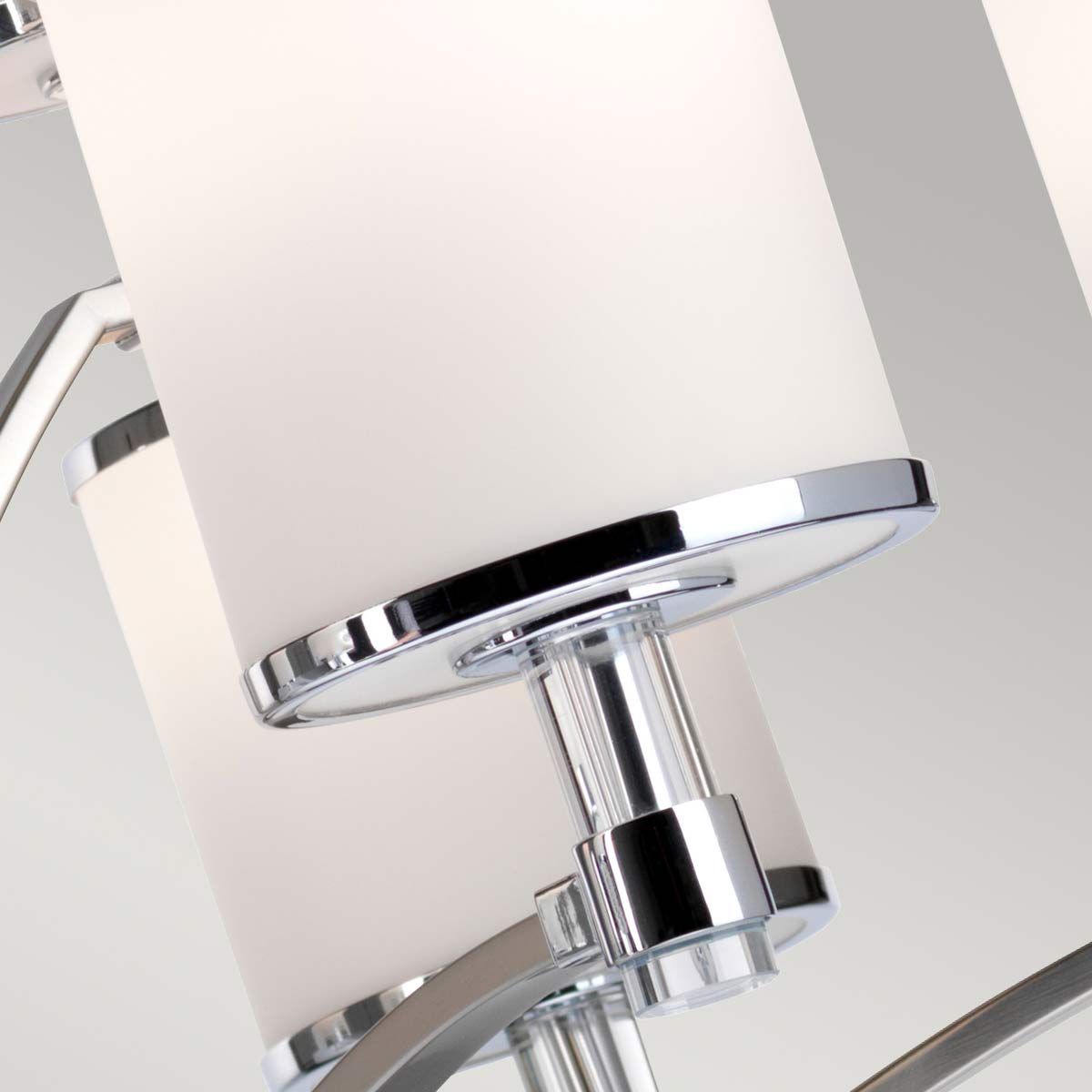 Prospect Park Luxe 9-Light Satin Nickel and Chrome Chandelier