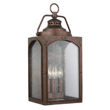 Randhurst 3-Light Premium Copper Oxide Wall Lantern