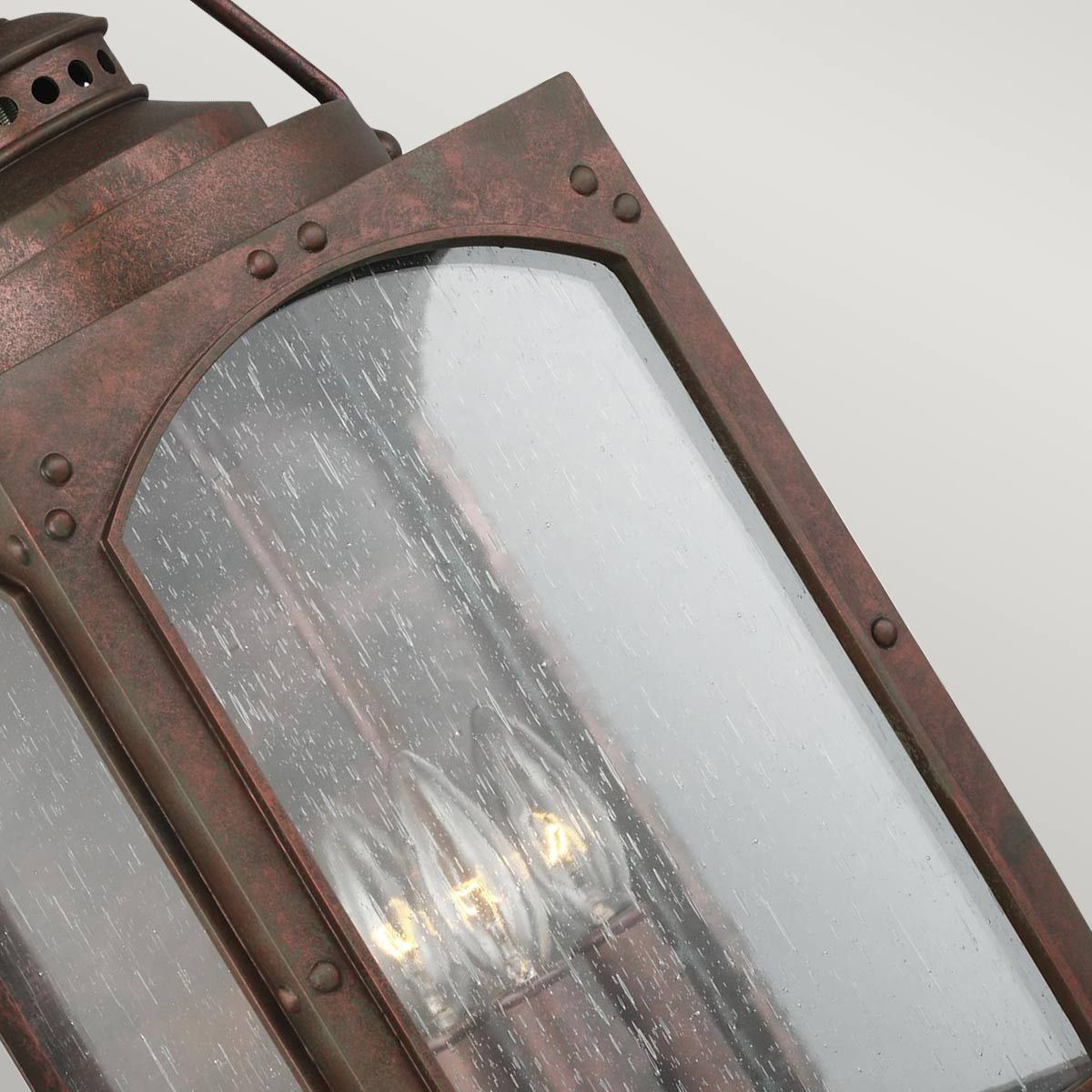 Randhurst 3-Light Premium Copper Oxide Wall Lantern