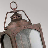 Randhurst 3-Light Premium Copper Oxide Wall Lantern