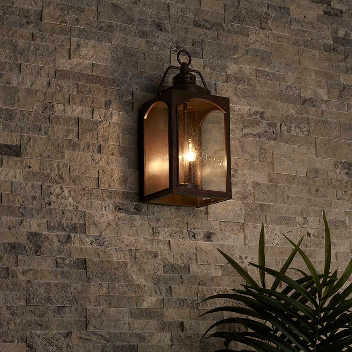 Randhurst 3-Light Premium Copper Oxide Wall Lantern