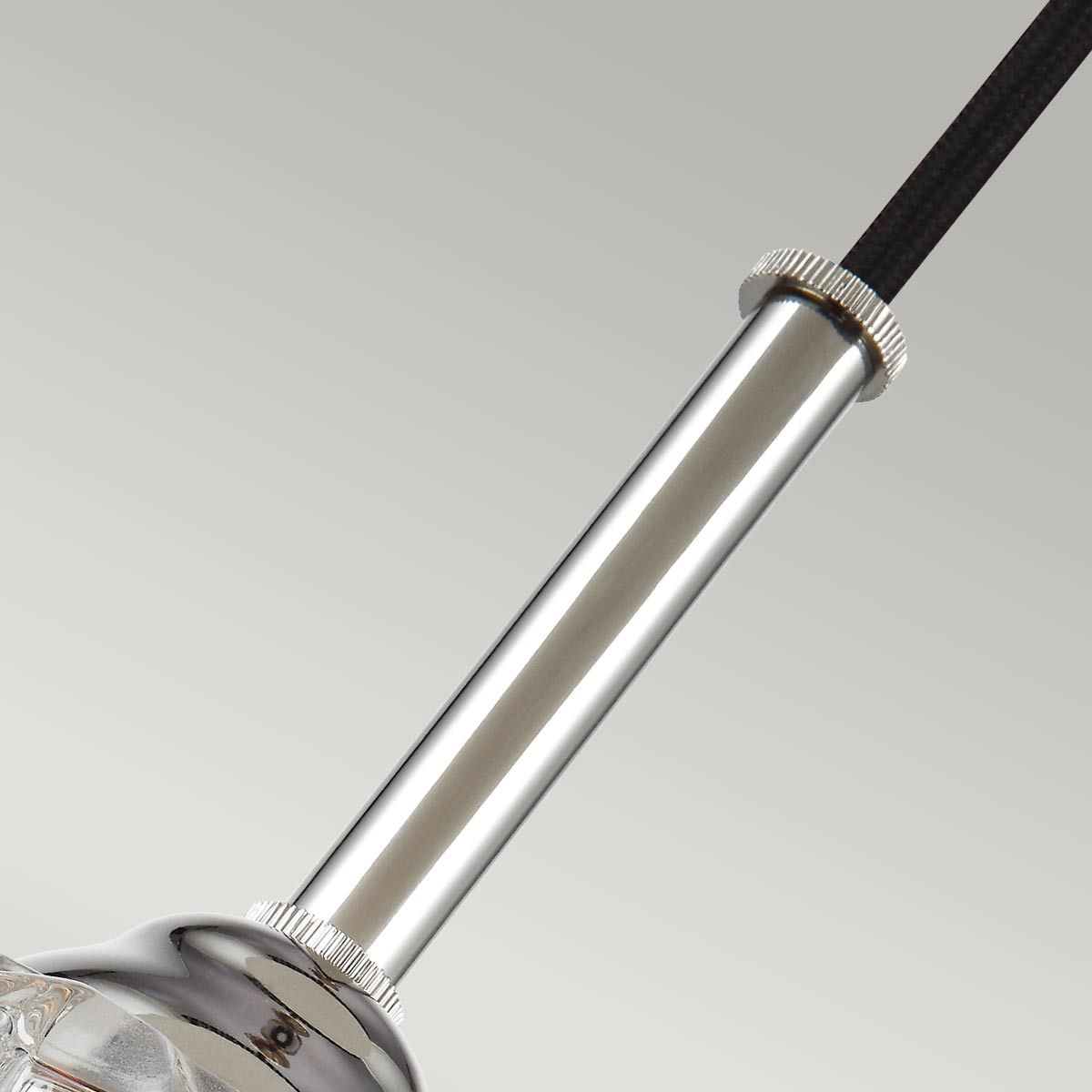 Gleaming Elegance Single Pendant Light - Polished Nickel
