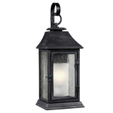 Shepherd Large Outdoor Lantern in Dark Weathered Zinc Finish