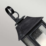 Shepherd Large Outdoor Lantern in Dark Weathered Zinc Finish