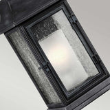 Shepherd Large Outdoor Lantern in Dark Weathered Zinc Finish