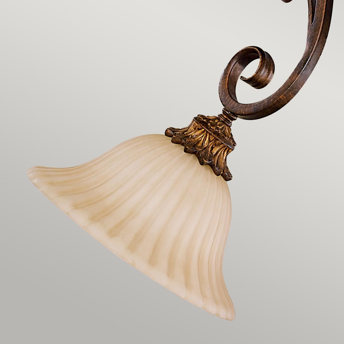 Rustic Burnt Orange Mini Ceiling Pendant Light with Amber Glass featuring Aged Tortoise Shell Finish