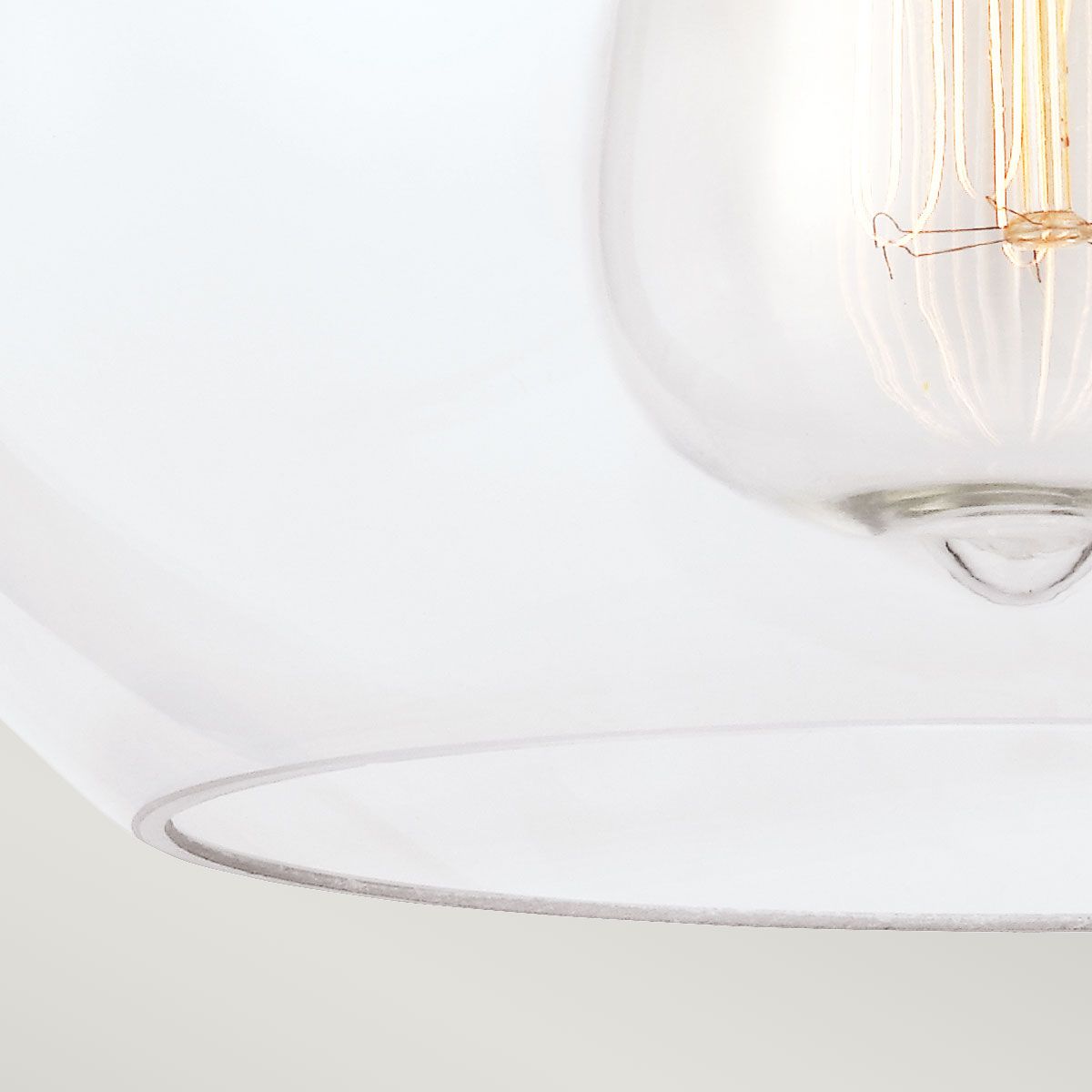 Elegant Spherical 1-Light Flush Mount in Polished Nickel