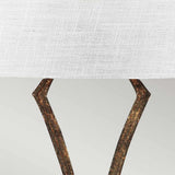 Tilling Single Light Wall Fixture - Weathered Iron and Distressed Gold Leaf Finish