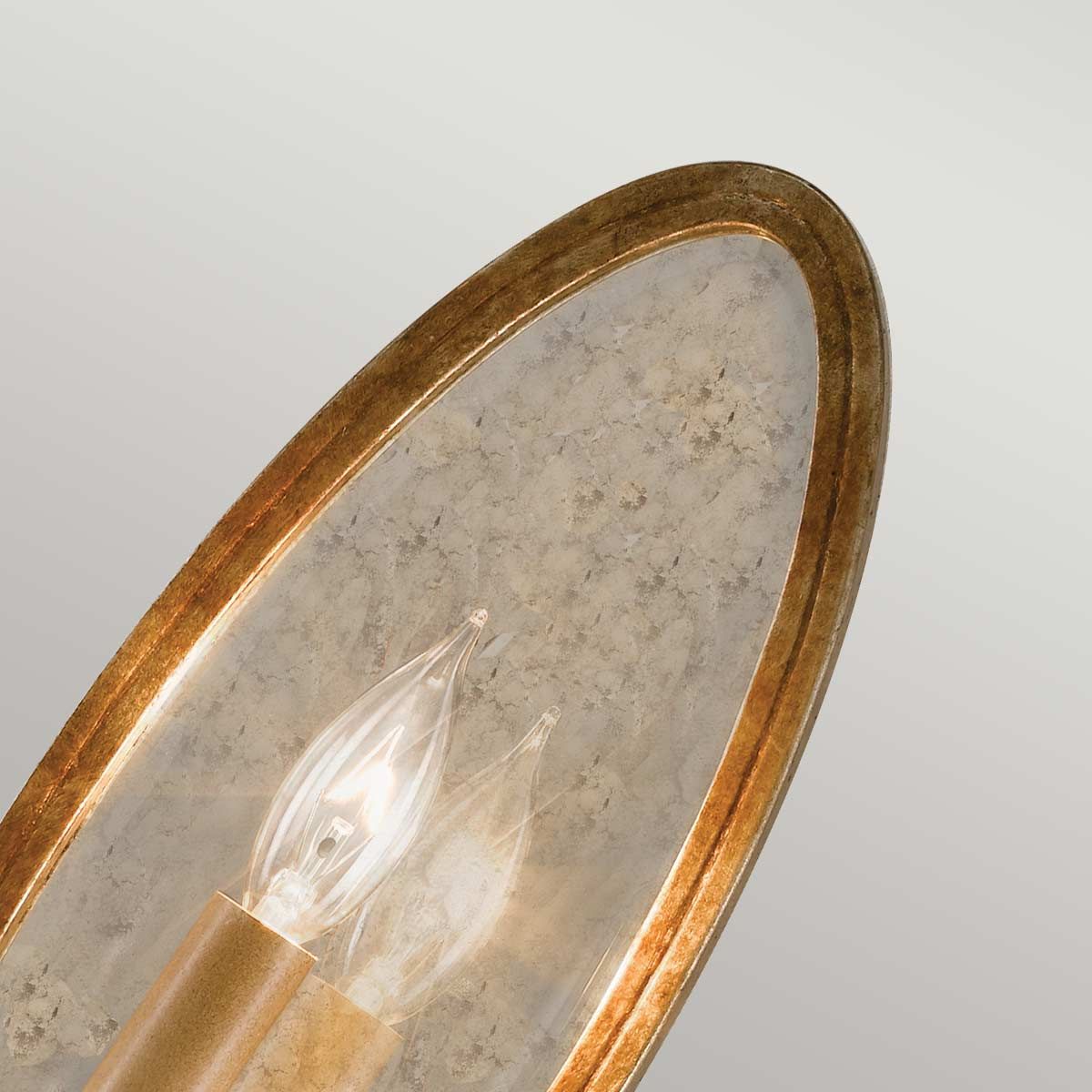 Valentina 1-Light Oxidized Bronze Crystal Wall Sconce