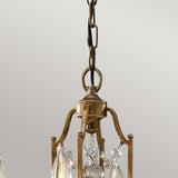 Vintage Elegance: Valentina French Crystal Chandelier, 4-Light