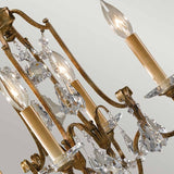 Vintage Elegance: Valentina French Crystal Chandelier, 4-Light
