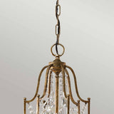 Valentina 6-Light Classic Chandelier in Oxidized Bronze with Crystal Accents