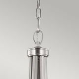 Satin Nickel Vintner 9-Light Wine Glass Chandelier
