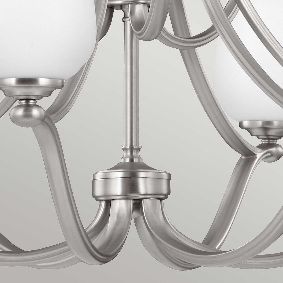 Satin Nickel Vintner 9-Light Wine Glass Chandelier