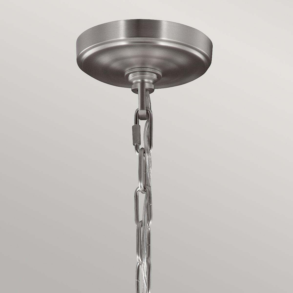 Satin Nickel Vintner 9-Light Wine Glass Chandelier