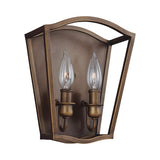 Yarmouth Dual-Light Brass Wall Sconce