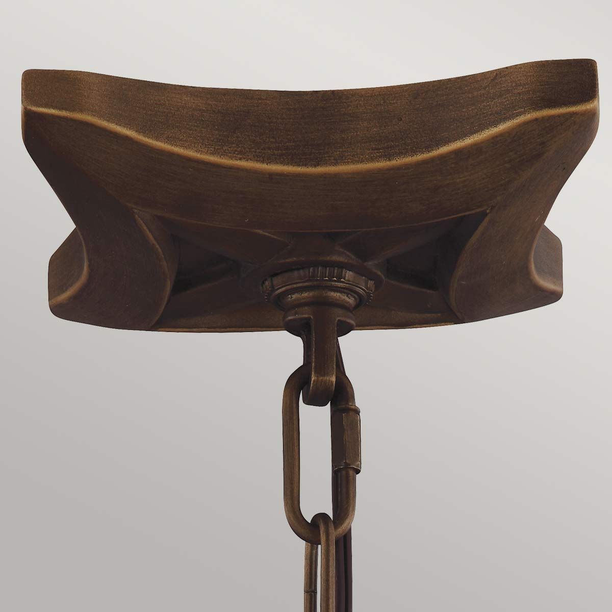 Yarmouth Painted Aged Brass 3-Light Interior Pendant