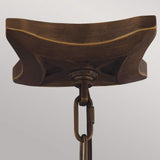 Yarmouth Painted Aged Brass 3-Light Interior Pendant