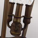 Yarmouth Painted Aged Brass 3-Light Interior Pendant
