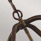 Yarmouth Painted Brass 4-Light Interior Pendant