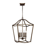Yarmouth 6-Light Painted Aged Brass Chandelier